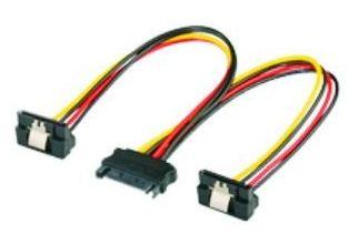 Cablu Y alimentare SATA in 2 alimentari SATA conector 90Â°, (7008016) Mcab - Pret | Preturi Cablu Y alimentare SATA in 2 alimentari SATA conector 90Â°, (7008016) Mcab