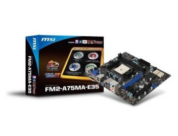 Placa de baza MSI Socket FM2, A75, 2x DDRIII, FM2-A75MA-E35 - Pret | Preturi Placa de baza MSI Socket FM2, A75, 2x DDRIII, FM2-A75MA-E35