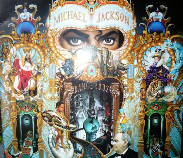 FANII MICHAEL JACKSON POT GASI-DOUBLE ALBUM - DANGEROUS-VINYL 