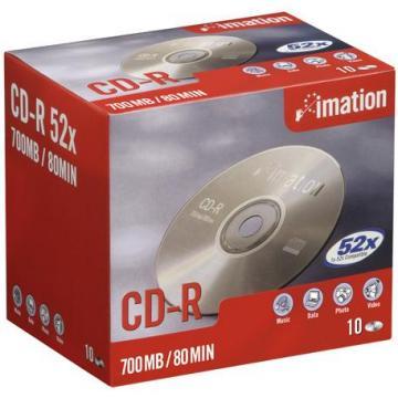CD-R Imation, 52x, 700 MB, 80 min, 10 bucati/slim - Pret | Preturi CD-R Imation, 52x, 700 MB, 80 min, 10 bucati/slim