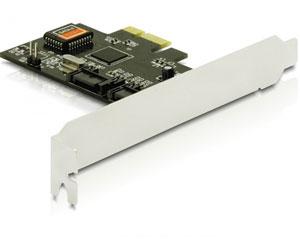 Placa PCI Express cu 2 Porturi SATA II, Raid, Delock 70137 - Pret | Preturi Placa PCI Express cu 2 Porturi SATA II, Raid, Delock 70137