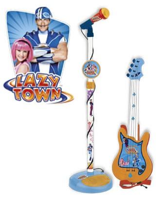Set chitara si microfon Lazy Town - Pret | Preturi Set chitara si microfon Lazy Town