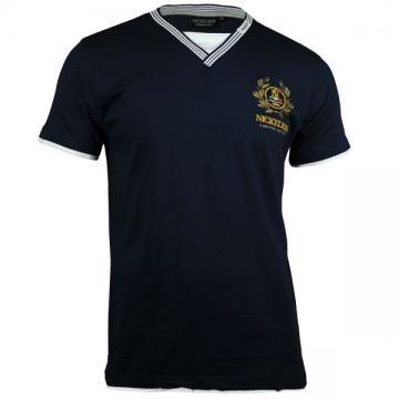 Tricou barbati Nickelson Magony navy - Pret | Preturi Tricou barbati Nickelson Magony navy