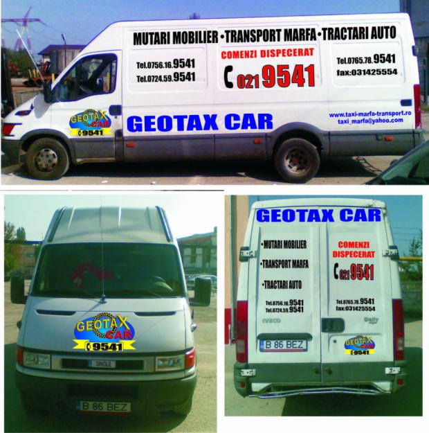 GEOTAX CAR =SERVICII TRANSPORT MARFA MUTARI MOBILA TEL 021 9541 - Pret | Preturi GEOTAX CAR =SERVICII TRANSPORT MARFA MUTARI MOBILA TEL 021 9541