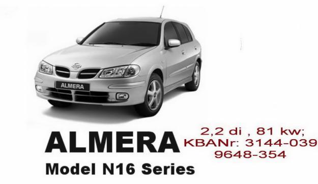 dezmembrez nissan almera - Pret | Preturi dezmembrez nissan almera