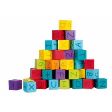 Cuburi litere si cifre din lemn - Pret | Preturi Cuburi litere si cifre din lemn