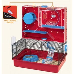 Vand cusca de hamsteri + 4 hamsteri pitici rusesti CADOU - Pret | Preturi Vand cusca de hamsteri + 4 hamsteri pitici rusesti CADOU