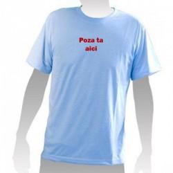 Tricou bleu personalizat - Pret | Preturi Tricou bleu personalizat