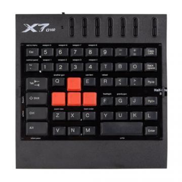 Tastatura pentru jocuri A4Tech G100, USB - Pret | Preturi Tastatura pentru jocuri A4Tech G100, USB