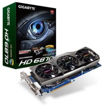 Gigabyte ATI Radeon HD 6870 Overclock Version, PCI-E, 1GB DDR5, 256Biti, + Transport Gratuit - Pret | Preturi Gigabyte ATI Radeon HD 6870 Overclock Version, PCI-E, 1GB DDR5, 256Biti, + Transport Gratuit
