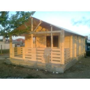 Casa de lemn Corbu 9x5m - Pret | Preturi Casa de lemn Corbu 9x5m