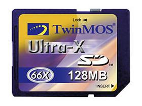 SECURE DIGITAL CARD 128MB Ultra-X (66x) TwinMos - Pret | Preturi SECURE DIGITAL CARD 128MB Ultra-X (66x) TwinMos