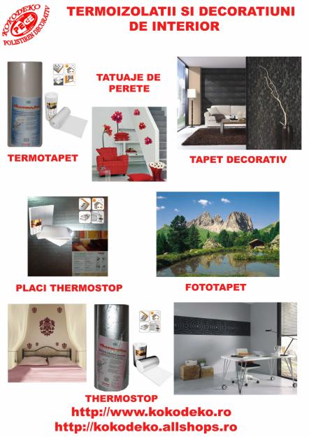 Izolatie termica si decoratiuni de interior - Pret | Preturi Izolatie termica si decoratiuni de interior