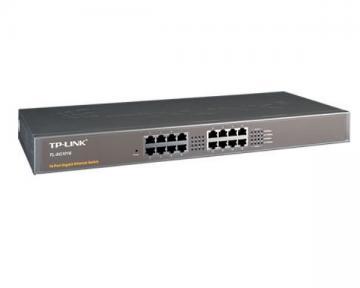 Switch TP-Link 1U 16 porturi Gigabit TL-SG1016 - Pret | Preturi Switch TP-Link 1U 16 porturi Gigabit TL-SG1016