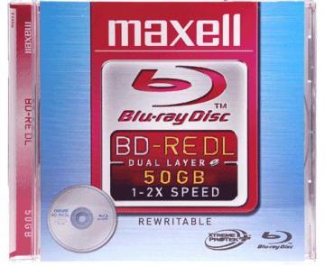 MAXELL Blu-ray BD-RE, inscriptibil, 2x, 50GB, Jewel Case (275316) - Pret | Preturi MAXELL Blu-ray BD-RE, inscriptibil, 2x, 50GB, Jewel Case (275316)