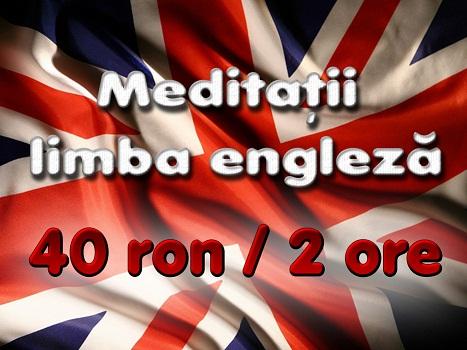 Meditatii limba engleza 40 ron/2 ore - Pret | Preturi Meditatii limba engleza 40 ron/2 ore