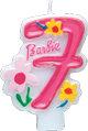 Lumanare de tort cifra 7 BARBIE FLOWER - Pret | Preturi Lumanare de tort cifra 7 BARBIE FLOWER