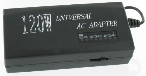 Incarcator Universal pentru Laptop AC 120W 49091 - Pret | Preturi Incarcator Universal pentru Laptop AC 120W 49091