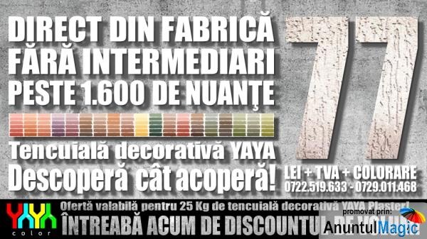 Oferta Tencuiala Decorativa pe baza de Silicon - Pret | Preturi Oferta Tencuiala Decorativa pe baza de Silicon