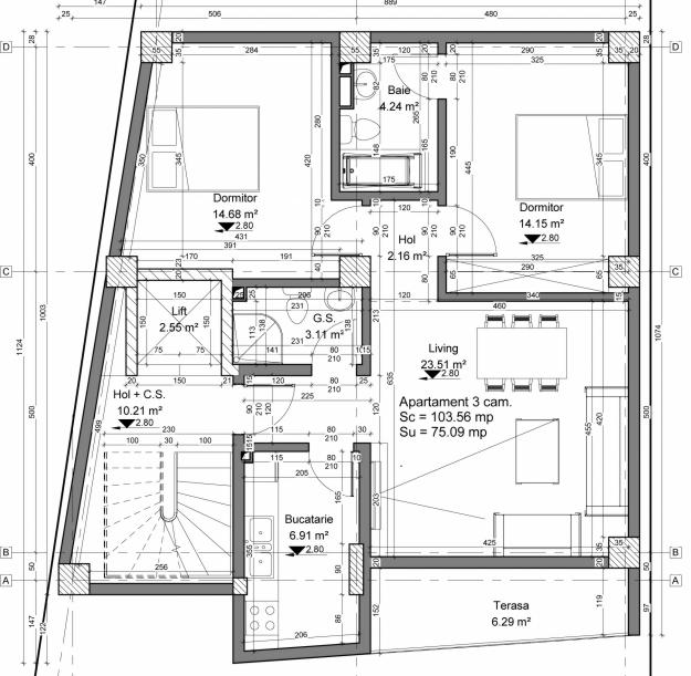 apartament 3 camere-imobil nou-Herastrau - Pret | Preturi apartament 3 camere-imobil nou-Herastrau