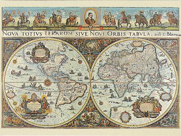 Puzzle Ravensburger 3000 Harta Istorica a Lumii - 1665 - Pret | Preturi Puzzle Ravensburger 3000 Harta Istorica a Lumii - 1665