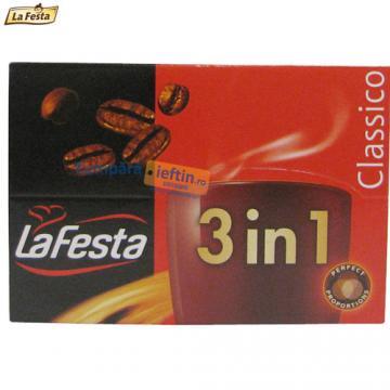 Cafea instant La Festa 3in1 Classico 18 pliculete x 15 gr - Pret | Preturi Cafea instant La Festa 3in1 Classico 18 pliculete x 15 gr