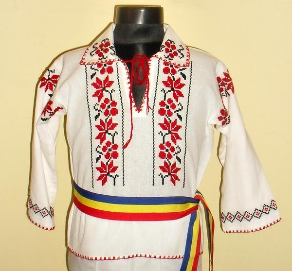 Camasa populara romaneasca baiat - Pret | Preturi Camasa populara romaneasca baiat