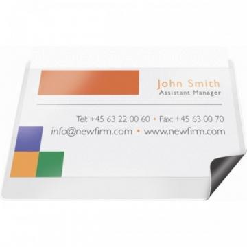 Folie magnetica pentru business card, 95 x 60mm, 4/set, PROBECO - Pret | Preturi Folie magnetica pentru business card, 95 x 60mm, 4/set, PROBECO