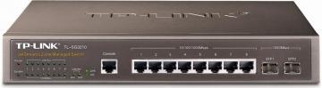 Switch L2 cu management 8 Porturi 10/100/1000M, 2 slot SFP gigabit, TP-LINK TL-SG3210 - Pret | Preturi Switch L2 cu management 8 Porturi 10/100/1000M, 2 slot SFP gigabit, TP-LINK TL-SG3210