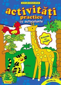 Activitati practice cu autocolante - in jungla - Pret | Preturi Activitati practice cu autocolante - in jungla