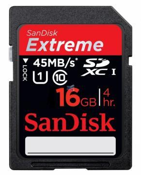 Sandisk 16GB eXtreme SDHC 45MB/s, UHS-I, WaterProof, ShockProof - Pret | Preturi Sandisk 16GB eXtreme SDHC 45MB/s, UHS-I, WaterProof, ShockProof