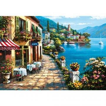 Puzzle Overlook Cafe, Sung Kim 1500 piese - Pret | Preturi Puzzle Overlook Cafe, Sung Kim 1500 piese