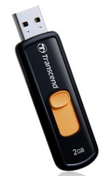 Stick memorie USB TRANSCEND 2GB JetFlash 500 orange - Pret | Preturi Stick memorie USB TRANSCEND 2GB JetFlash 500 orange