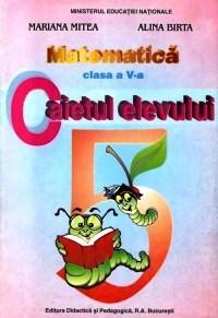 Caiet pentru matematica clasa a V - a - Pret | Preturi Caiet pentru matematica clasa a V - a