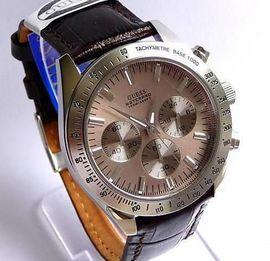 GUESS BROWN leather chronograph U11507G2 - Pret | Preturi GUESS BROWN leather chronograph U11507G2