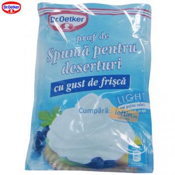 Praf pentru deserturi frisca Dr. Oetker Light 45 gr - Pret | Preturi Praf pentru deserturi frisca Dr. Oetker Light 45 gr