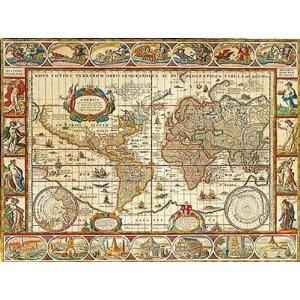 Puzzle Ravensburger 2000 Harta istorica a Lumii - 1650 - Pret | Preturi Puzzle Ravensburger 2000 Harta istorica a Lumii - 1650