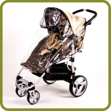 Husa de ploaie Bambino World pentru carucioarele Jogger si Combo - Pret | Preturi Husa de ploaie Bambino World pentru carucioarele Jogger si Combo