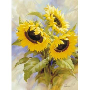 Poster de arta Floarea soarelui inramat - Pret | Preturi Poster de arta Floarea soarelui inramat