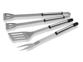 Set 3 unelte pentru gratar inox - Pret | Preturi Set 3 unelte pentru gratar inox