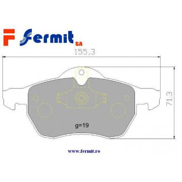 Placute frana fata Opel Astra G, Zafira - WVA 23057 - Pret | Preturi Placute frana fata Opel Astra G, Zafira - WVA 23057