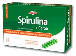 Spirulina + Carob *30cps - Pret | Preturi Spirulina + Carob *30cps