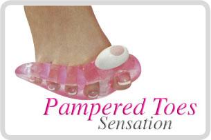 Pampered Toes Sensation - Set pentru ingrijirea si masajul degetelor de la picioare! - Pret | Preturi Pampered Toes Sensation - Set pentru ingrijirea si masajul degetelor de la picioare!