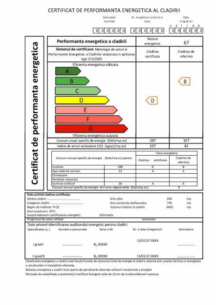 Certificat si audit energetic cladiri - Pret | Preturi Certificat si audit energetic cladiri
