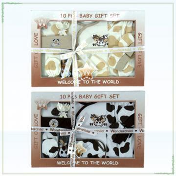 Wonder Child - Set cadou 10 piese Cow Print - Pret | Preturi Wonder Child - Set cadou 10 piese Cow Print