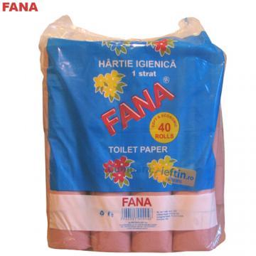 Hartie igienica roz 1 strat Fana 40 role - Pret | Preturi Hartie igienica roz 1 strat Fana 40 role