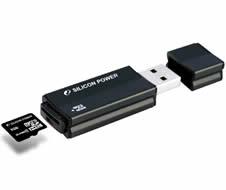 Silicon Power USB flash drive Ultima 155 Iron Gray 8GB + microSD - Pret | Preturi Silicon Power USB flash drive Ultima 155 Iron Gray 8GB + microSD