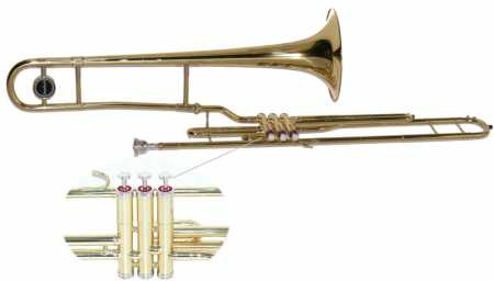Vand trombon tenor in Si-bemol(Bb) cu 3 ventile(pompe), firma KARL GLASER +cufar+mustiuc+ - Pret | Preturi Vand trombon tenor in Si-bemol(Bb) cu 3 ventile(pompe), firma KARL GLASER +cufar+mustiuc+