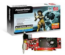 Placa video Power Color ATI X1650Pro R53BL-TD3 - Pret | Preturi Placa video Power Color ATI X1650Pro R53BL-TD3