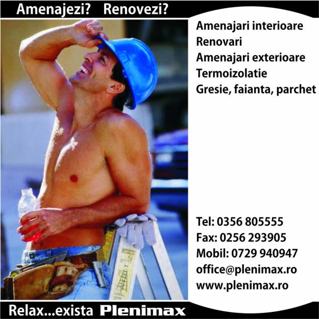 Plenimax Constructii Timisoara - amenajari interioare, renovare, amenajari exterioare - Pret | Preturi Plenimax Constructii Timisoara - amenajari interioare, renovare, amenajari exterioare